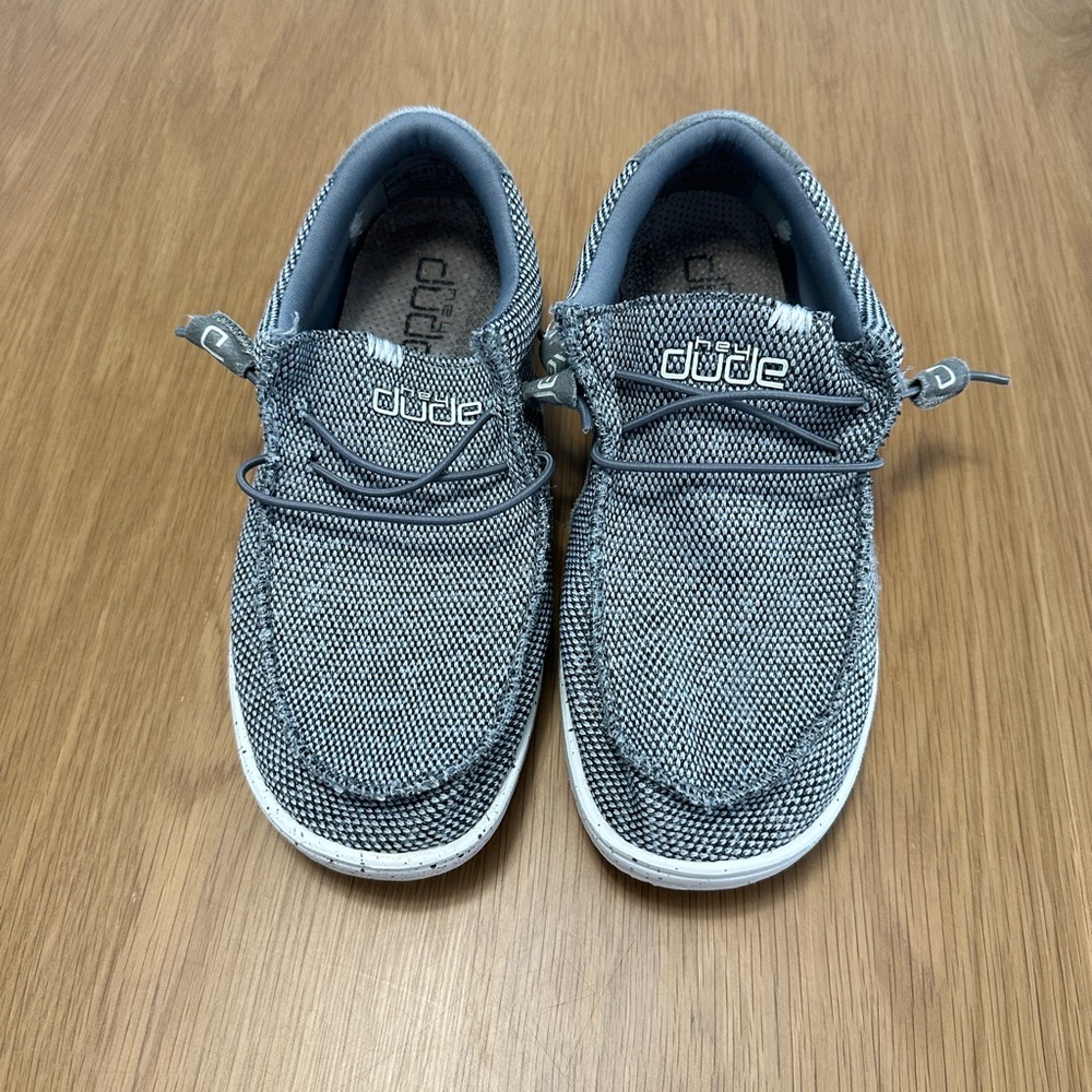 Hey Dude Men’s Wally Free Light Grey Size 8 - Picture 3 of 8